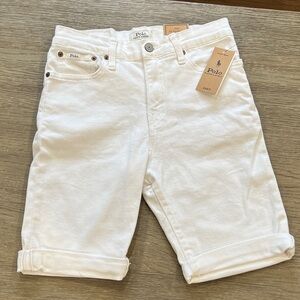 Polo by Ralph Lauren White Kids Shorts
